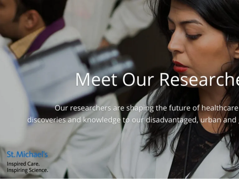 WordPress Web Development for St. Michael’s Hospital Research